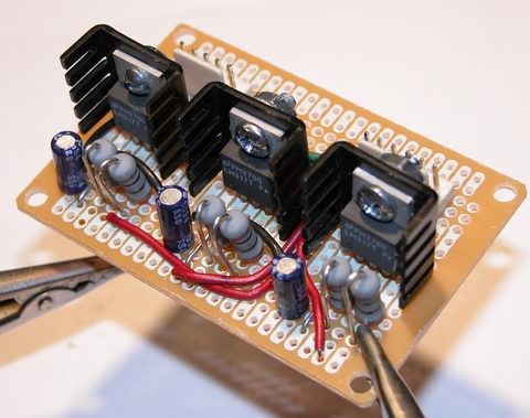 three channel constant current led driver LM317T