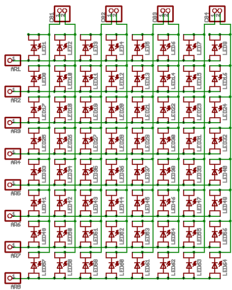 led matrix schematic diagram