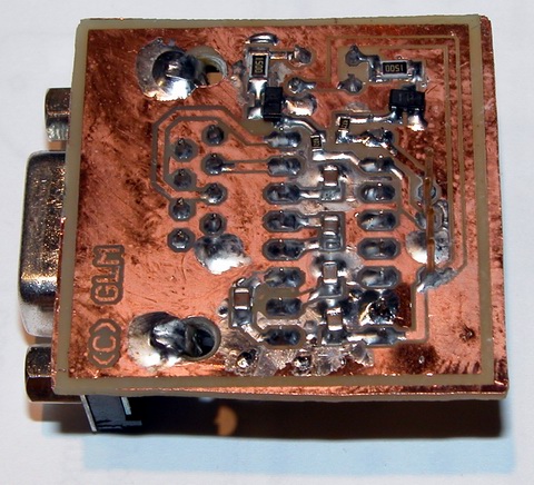 MAX232 rs232 line driver level shifter