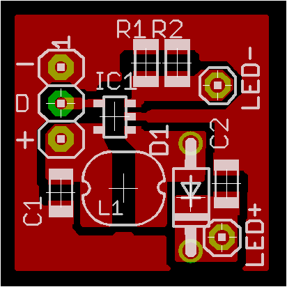 tps61040 pcb layout artwork