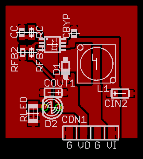 lm2698 boost converter pcb